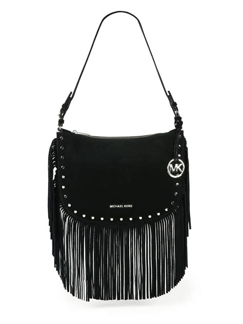 michael kors black fringe purse|michael kors brown tote purses.